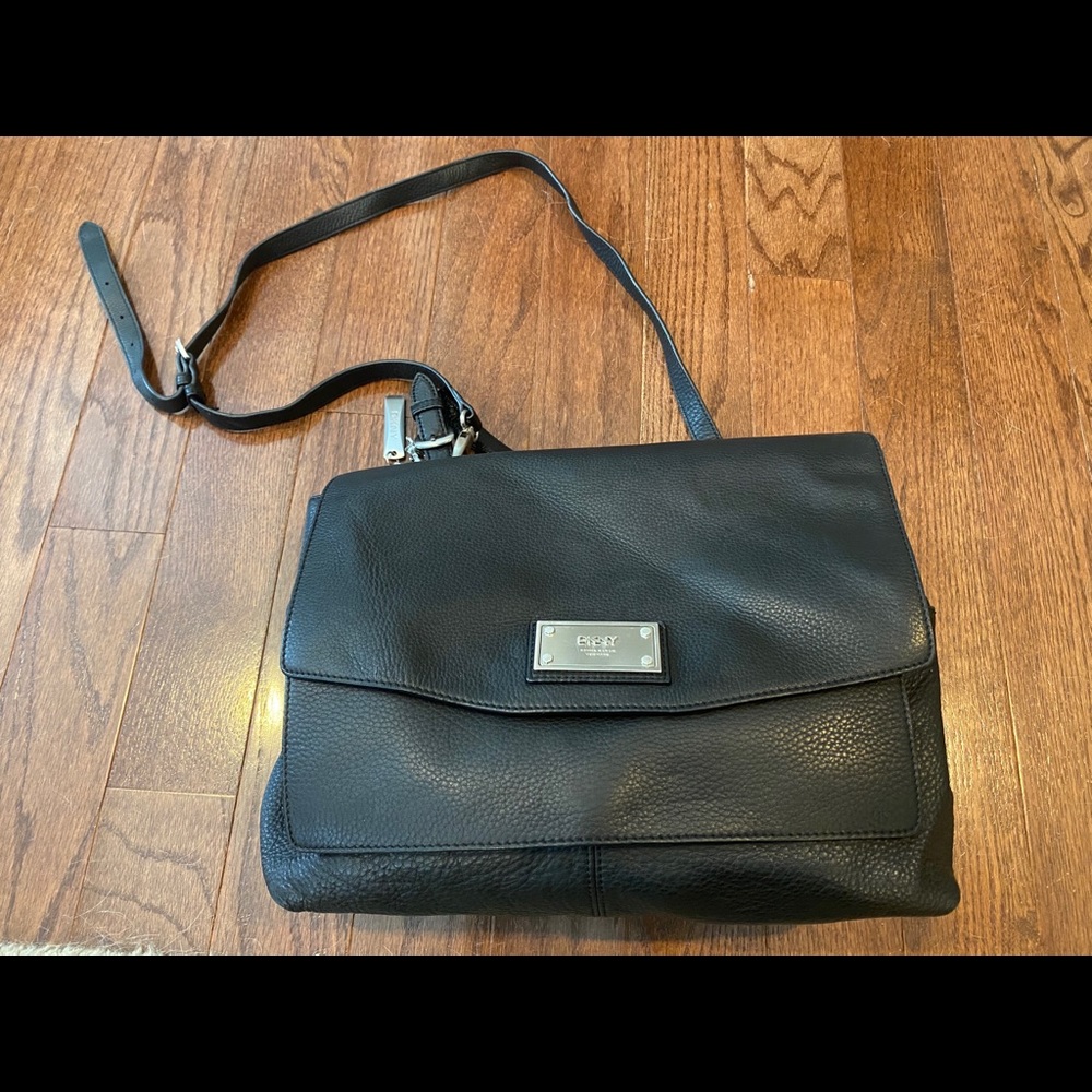 DKNY Leather Messenger style handbag